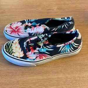 Vans Authentic Skate Hawaiian Print Shoes Size 6.0 Mens/ 7.5 Womens